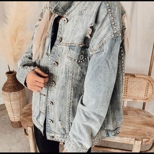 Studded Denim Jacket